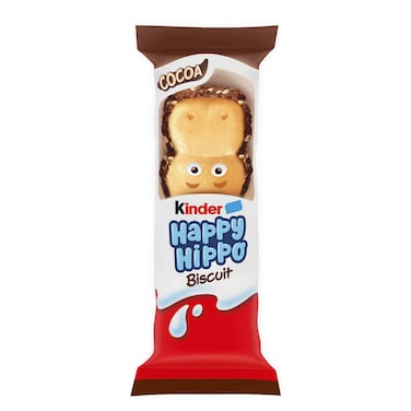 Kinder Happy Hippo Biscuits with Double Cream Filling, 21g