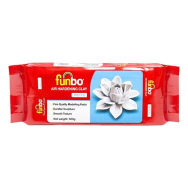 فونبو طين يتماسك بالهواء - أبيض 500 غرام