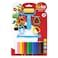 Funbo Modelling Clay, 150g, 12 Colours with Moulds, 4 PCS and Roller