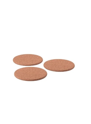Pot Stand, Cork, 19 cm (Pack of 3)
