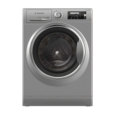 Ariston Front Load Washer NLLCD1165SCADGC, 11 kg, Inverter Motor, 1600 rpm, Stainless Steel, Silver