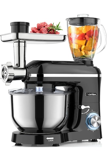 3 in 1 Multifunctional Stand Mixer, Multifunctional Electric Kitchen Mixer,Food Processor