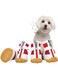 KWSLIN 4 Pack Mesh Dog Boots Shoes, Waterproof Puppy Booties with Anti-Slip Sole and Zipper, Adjustable Summer Breathable Dog Boots Durable Pet Paw Protector for Hot Pavement Pet Hiking, Red, Size M-3