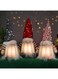 3Pcs Christmas Gnomes Gift Plush with Light, 12" Handmade Swedish Santa Gnomes Plush Sequin Hat Christmas Decor at Night Elf Christmas Decorations Indoor Gift Xmas Table Decor(Batteries Not Included)