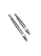 Silicone Food Tong Set RF12316 Set of 2, 9" and 12", Ideal for Serving Food, Salads, Fruits, Vegetables, Etc. Premium-Quality Silicone Tong, Food-Grade, Silver and Grey and Green Multicolor