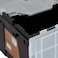 Cosmoplast Utility Storage Box With Lid Black And White 55L