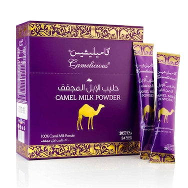 Camelicious Camel Milk Powder 20g X 24 Pieces