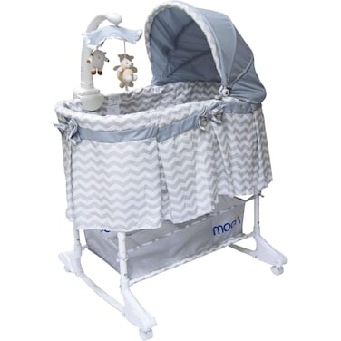 Moon 4 In 1 Cradle Grey MNBGCGY02