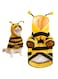 TERRIFI Dog Bee Costume, Dog Hoodies Bee Costume, Warm Clothes Puppy Cute Hooded Coat, for Holiday Cosplay, Outfits for Cat and Small Dogs, XL (Recommended 6-7kg)