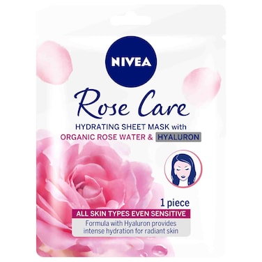 NIVEA Face Sheet Mask Hydrating Rose Care 1 Mask