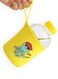 &amp; Moo Kids Glass Water Bottle with Neoprene Sleeve 600ml, Sailor Octopus Design, Leak Proof Spill Proof BPA Free Water Bottles, Ideal for School, Toddlers