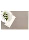 Restaurantware Amalfi Basketweave Metallic Silver Vinyl Woven Placemat - Heat Resistant, Stain Resistant - 16" X 12" - 6Ct Box -