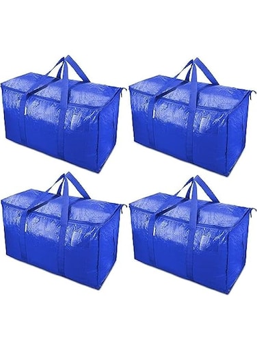 Bedding Foldable Clothes Organizer Quilt Bag Thicken Clothes Pouch Bag for Moving House Comforter Bags with Zipper Quilt Holder Quilt Container 24 Gallon Storage Moving Bag
