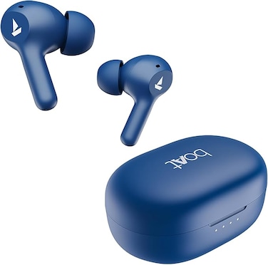 boAt Airdopes 71 TWS Earbuds with 40 Hours Playtime, Dual Mics with ENx, ASAPᵀᴹ Charge, IWPᵀᴹ, BEASTᵀᴹ Mode with 50 ms Low Latency, IPX4 &amp; Pocketable ID(Starry Blue)