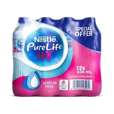 Nestle Pure Life Drinking Water 330ml Pack of 12