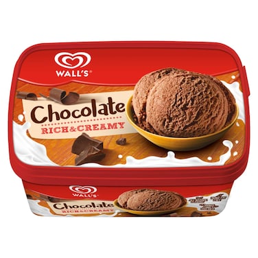 Wall's Cocoa Chocolate Ice Cream Tub, 1L