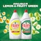 Fairy Max Plus Fruity Green Dishwashing Liquid Soap With Alternative Power To Bleach 600ml