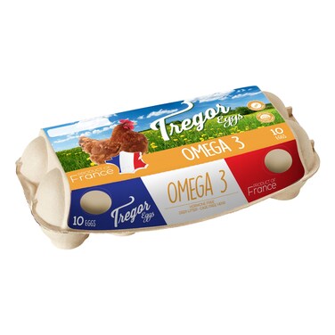 Tregor Omega 3 Eggs, Pack of 10