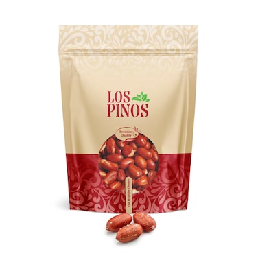 Los Pinos Salted Peanuts With Red Skin