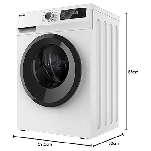 Toshiba 7kg 1200rpm Front Load Washing Machine White TW-H80S2A(Wk)