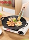 30cm Thickened BBQ Grill Pan,Grill Plate Barbecue Pan,Meat Roasting Pan Uncoated Nonstick Cookware for home Gas and outdoor stoves