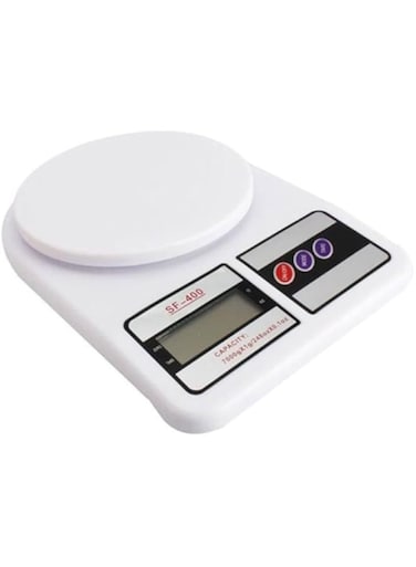Dubai Gallery Digital Weighing Scale White/Black 14Centimeter