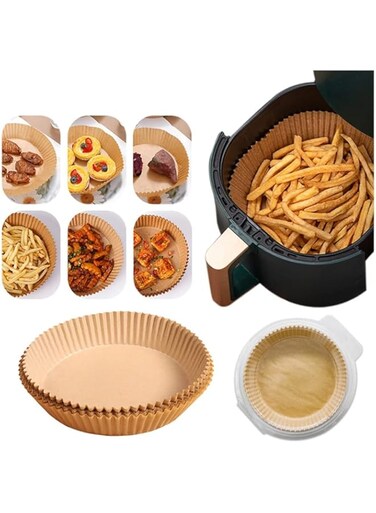 NC Air Fryer Parchment Paper Liners - 50Pcs 16*4.5 cm Disposable Cooking Non-Stick Liner, Ssz232