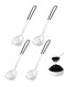 Pcs Hot Pot Strainer Spoons with Handle, Stainless Steel Spider Strainer, Ideal for Kitchen Cooking and Frying Food
