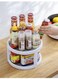 2-Layered Rotating Kitchen Spice Storage Rack ﻿