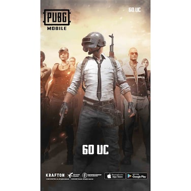 PUBG Mobile UC 60, 1 USD, Digital Code