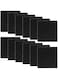 Cat Litter Filter Cotton, Carbon Odor Filters, Cat Litter Filter Carbon Filter Replacement 10 * 11cm Compost Bin Filters for Hooded Cat Litter Tray and Cat Litter Boxes Pan Odor Control(Black)(24pcs)