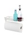 INTERDESIGN Bosphorus Paper Towel Holder And Material Basket Set, Silver, 44755Es