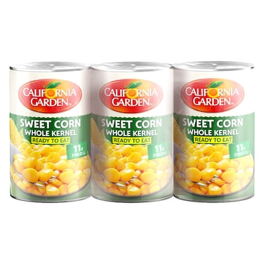 California Garden Whole Kernel Sweet Corn, 400g Pack of 3