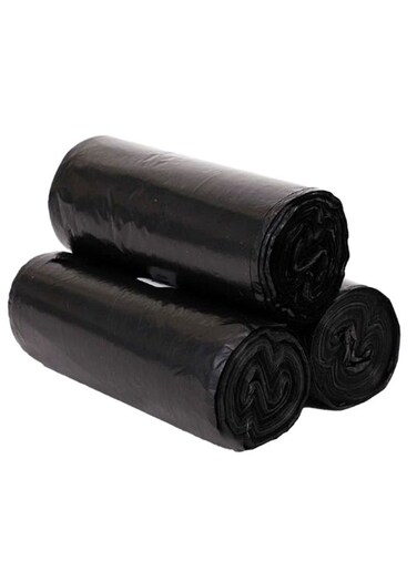Home Cleaning dustbin liners Black roll 65 x 80 cm, 20 pieces   Garbage Bag 3 Roll