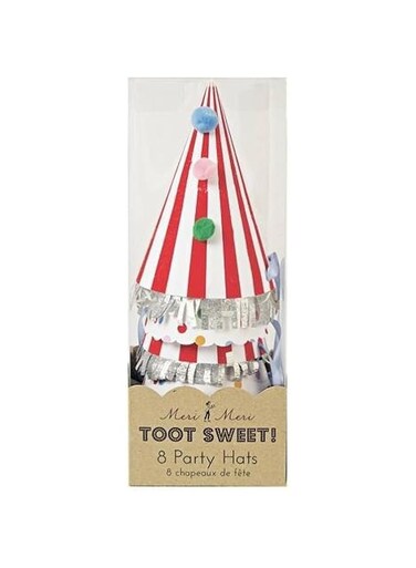 Meri Meri Toot Sweet Party Hats 8-Pieces