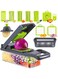 Vegetable Chopper,(16 in 1) Food Cutter, Veggie Onion Chopper, Mandoline Slicer Multifunctional Vegetable Cutter