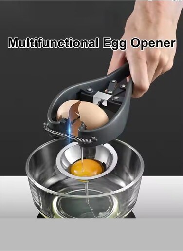 Fast Egg Shell Opener Egg Opener 304 Stainless Steel Egg White Separator