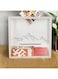 SACLI Adventure Archive Box，Travel Collection Box, Travel Memory Box, Travel Shadow Box with Slot on Top ，Ticket Collection Box，Shadow Box Picture Frame for Wall and Tabletop Display (8 * 8 in,White)