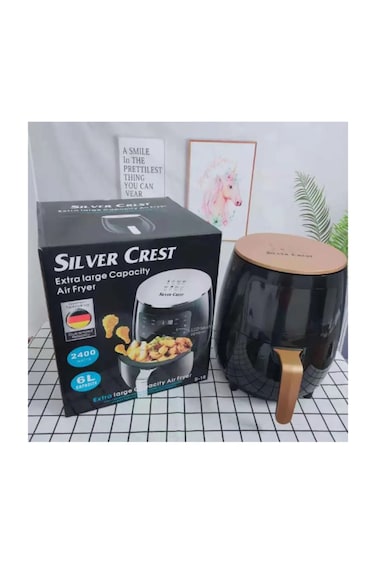 6l Extra Large Capacity 2400w Digital Touch Air Fryer