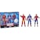 Marvel Hasbro Marvel Action Figure  6-inch Toy 3-Pack Iron Man Figures Spider-Man Captain America Ages 4 and Up
