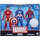 Marvel Hasbro Marvel Action Figure  6-inch Toy 3-Pack Iron Man Figures Spider-Man Captain America Ages 4 and Up