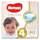 Huggies Extra Care Baby Diapers, Size 4, 8-14Kg, 40 Diapers Pack of 2 