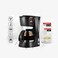 0.6L Electric Coffee Maker Machine, 550-650W Drip Coffee Brewer with Glass Carafe, One-Touch Operation
