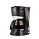 0.6L Electric Coffee Maker Machine, 550-650W Drip Coffee Brewer with Glass Carafe, One-Touch Operation