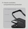 Iphone 16 Case Cover,Super Frosted Shield Pro Matte All-Round Protection Anti-scratch Slim Luxury Hard Back Soft Border (PC + TPU) Cover Raised Bezel Camera Protect Back Cover for Iphone 16 Black