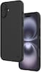 Iphone 16 Case Cover,Super Frosted Shield Pro Matte All-Round Protection Anti-scratch Slim Luxury Hard Back Soft Border (PC + TPU) Cover Raised Bezel Camera Protect Back Cover for Iphone 16 Black
