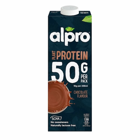 Alpro Soya High in Proteins Chocolate Drink, 100% Plant-Based, Lactose Free  1L