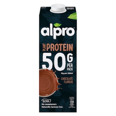 Alpro Soya High in Proteins Chocolate Drink, 1L