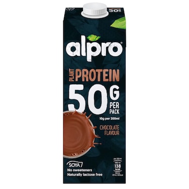 Alpro Plant Protein Soya Chocolate Drink, 1L