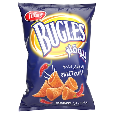 Tiffany Bugles Sweet Chili Corn Snacks, 75g